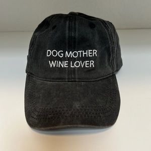 Weathered Dog Mother Wine Lover ball cap